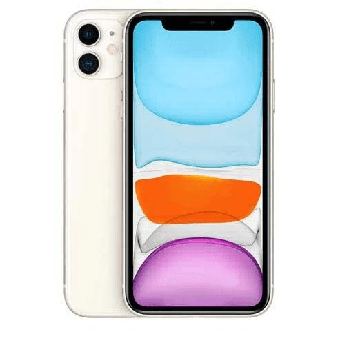iPhone 11 Branco, com Tela de 6,1", 4G, 128 GB e Câmera de 12 MP - MHDJ3BR/A